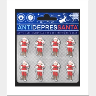 Antidepressant Santa Claus Posters and Art